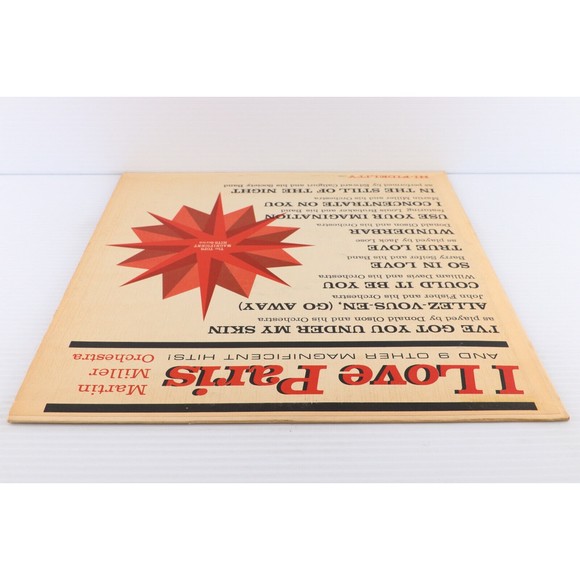 Martin Miller And His Orchestra – I Love Paris Mono Vinyl LP Record Tops L 1753 - Picture 6 of 16